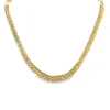 Graduated Fancy Yellow Gold Woven Necklace