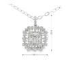 Fancy Diamond Burst Pendant - Image 3